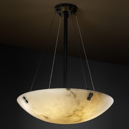 Justice Design Group FAL-9667-25-MBLK-F3 8 Light LumenAria Square